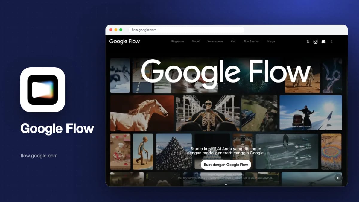 Google Flow Beri 50 Kredit Harian untuk Bikin Video AI