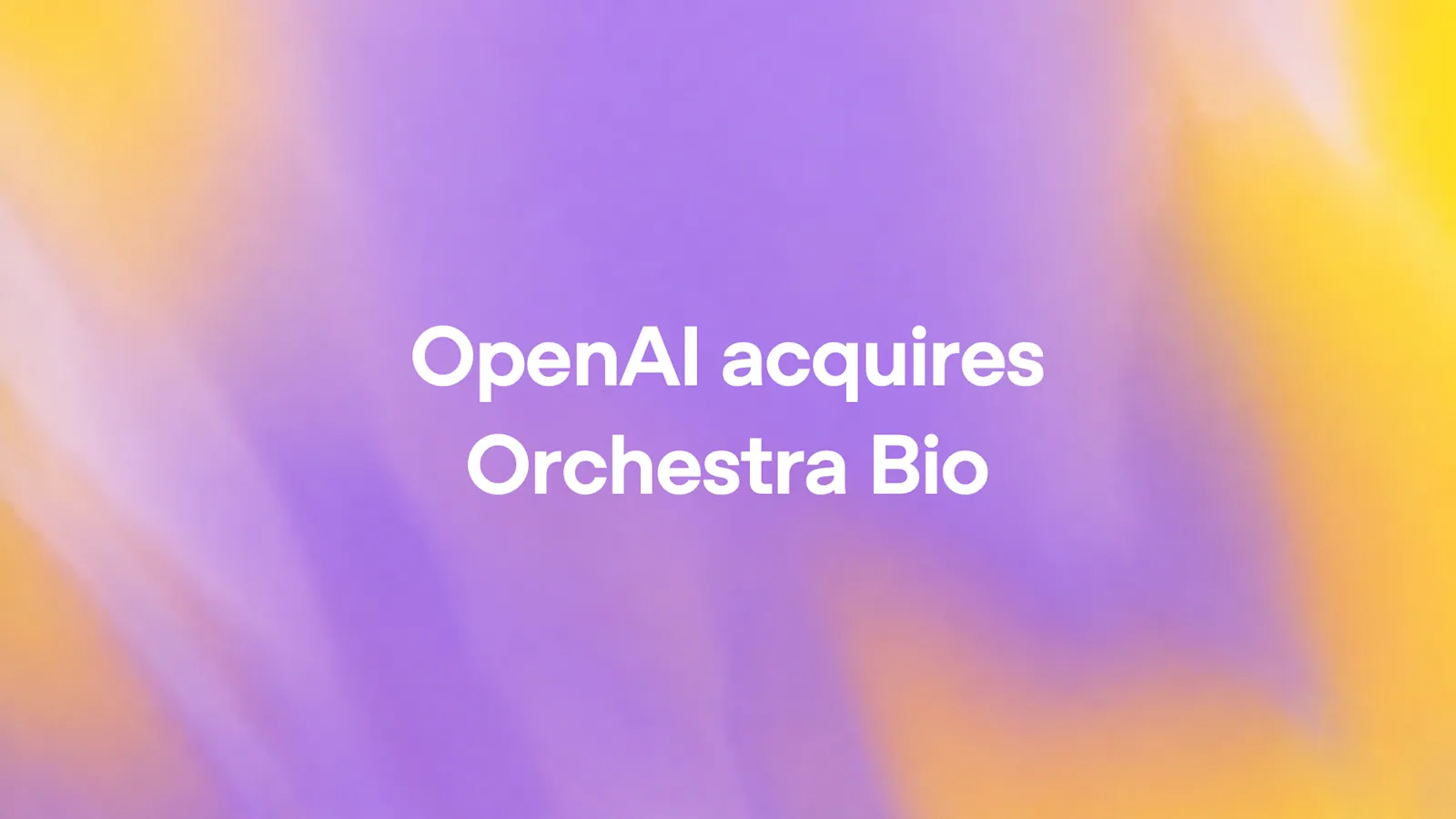 Ilustrasi akuisisi OpenAI terhadap startup Orchestra Bio untuk riset bioteknologi dan pengembangan obat
