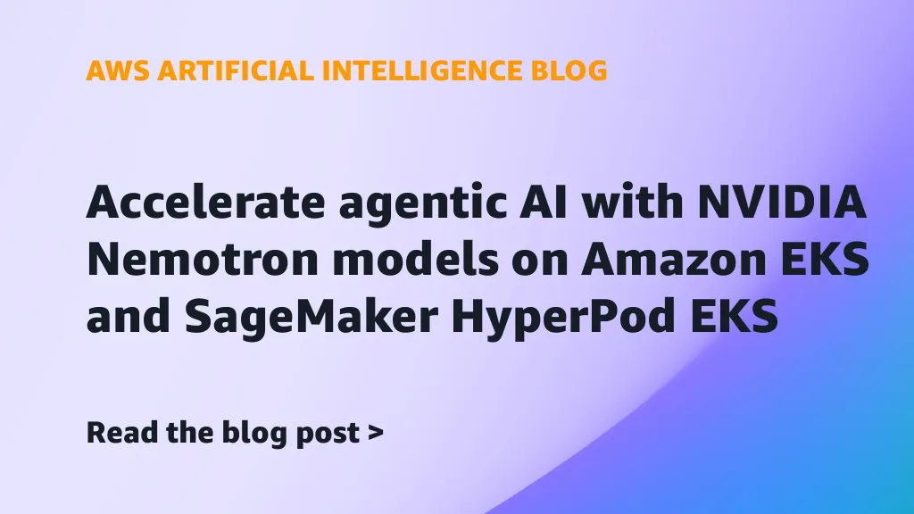 Arsitektur cloud Amazon EKS untuk deployment model multimodal NVIDIA Nemotron 3.5 Super VL