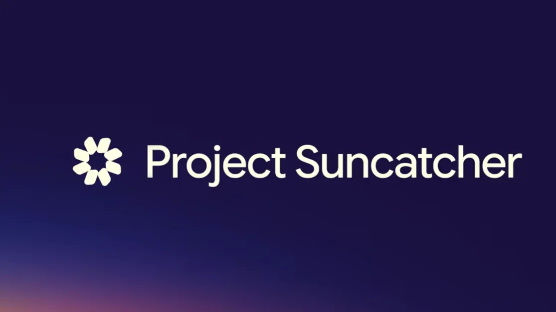 Ilustrasi satelit AI bertenaga surya membawa server Google TPU melayang di orbit bumi