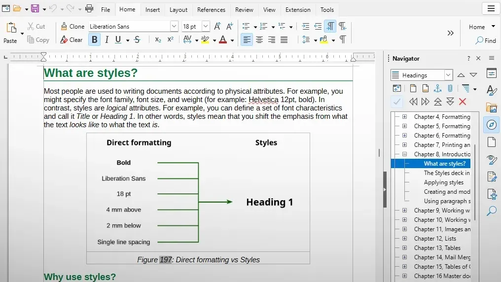 Tampilan aplikasi LibreOffice tanpa AI dengan jaminan privasi dan keamanan dokumen