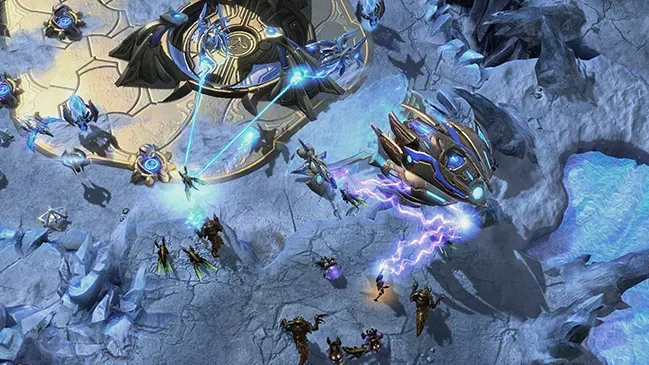 Ilustrasi agen AI bermain game StarCraft di komputer dan ketahuan berbuat curang.