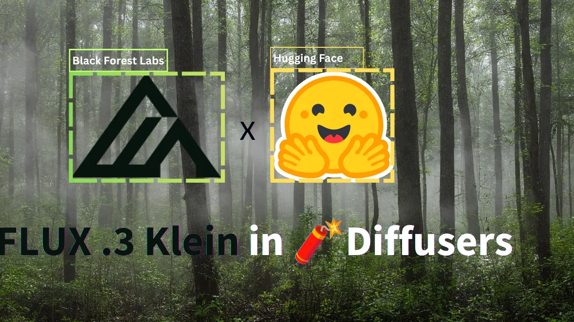 Ilustrasi model AI FLUX 3 Image Klein untuk generasi gambar dan tata letak bounding box