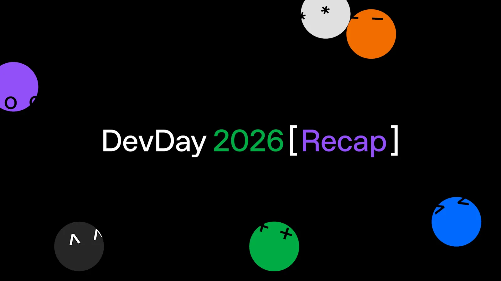 Logo OpenAI dengan teks DevDay 2026 dan ikon ChatGPT, Codex, serta API