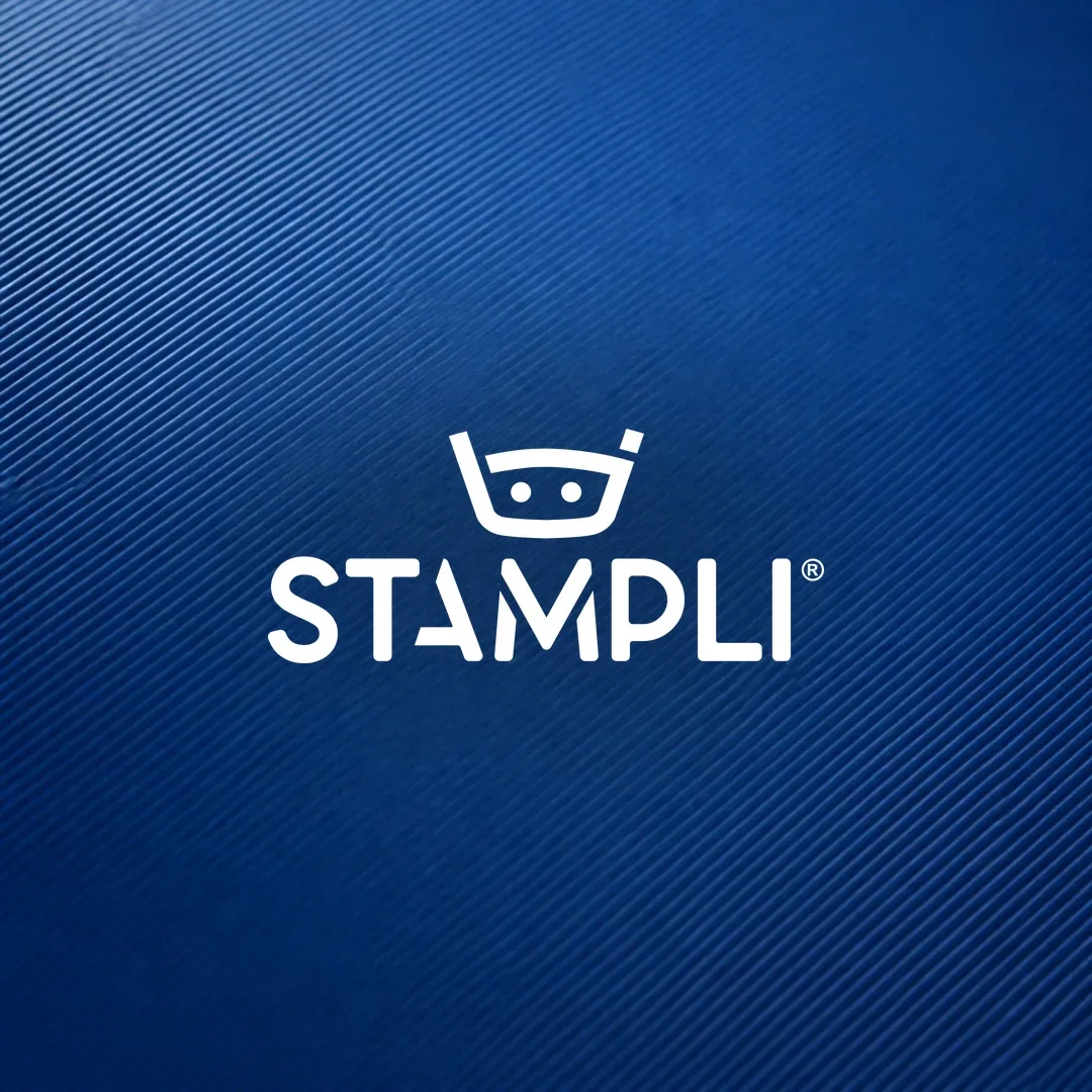 Stampli Customer Story Art Card / Hero Image - Ribbed Blue V2