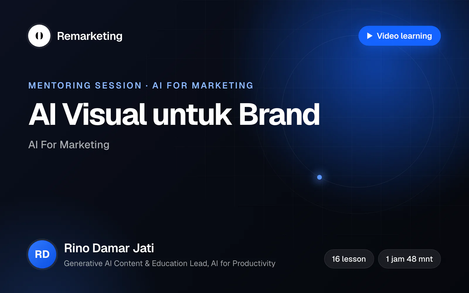 Banner kelas [Mentoring Session] AI For Marketing