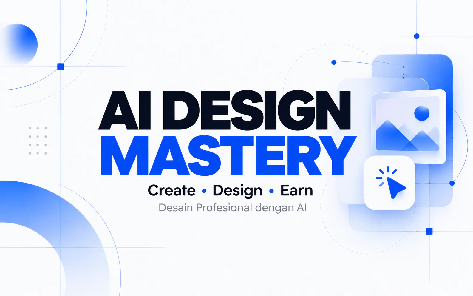 Banner kelas AI Design Mastery: Dari Prompt ke Desain Profesional