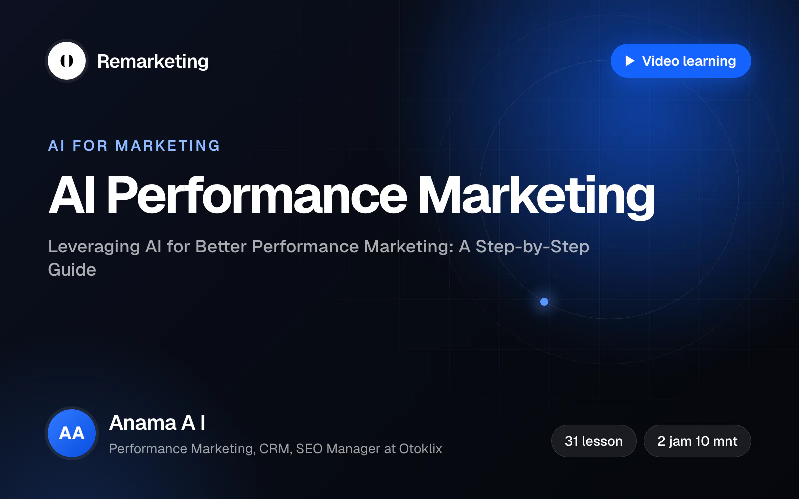 Banner kelas Leveraging AI for Better Performance Marketing: A Step-by-Step Guide